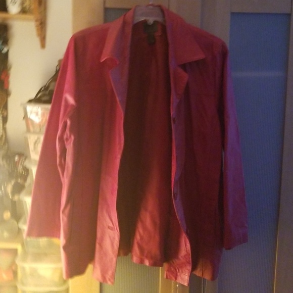 JohnPaulRichard Jackets & Blazers - Red leather